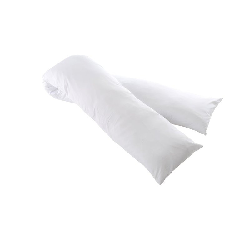 Cheer Collection Pillowcase For 19 X 90 Side Body Pillow In White