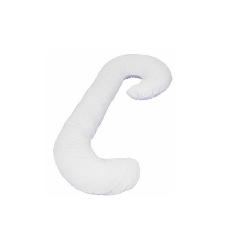 Cheer Collection Pillowcase For J Shape Pregnancy Pillow In White