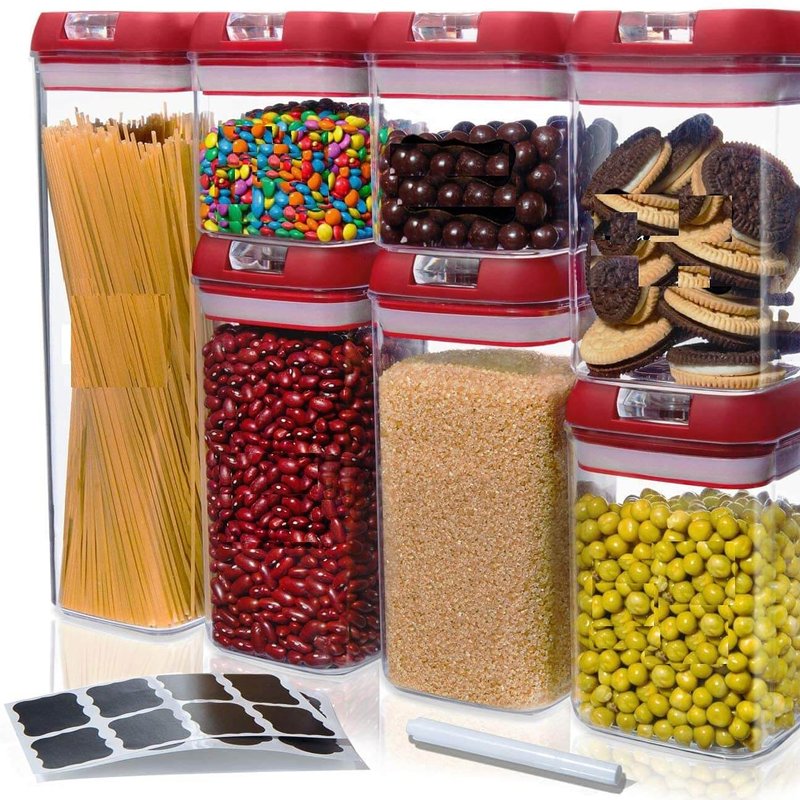 Shop Cheer Collection Set Of 7 Airtight Food Storage Containers
