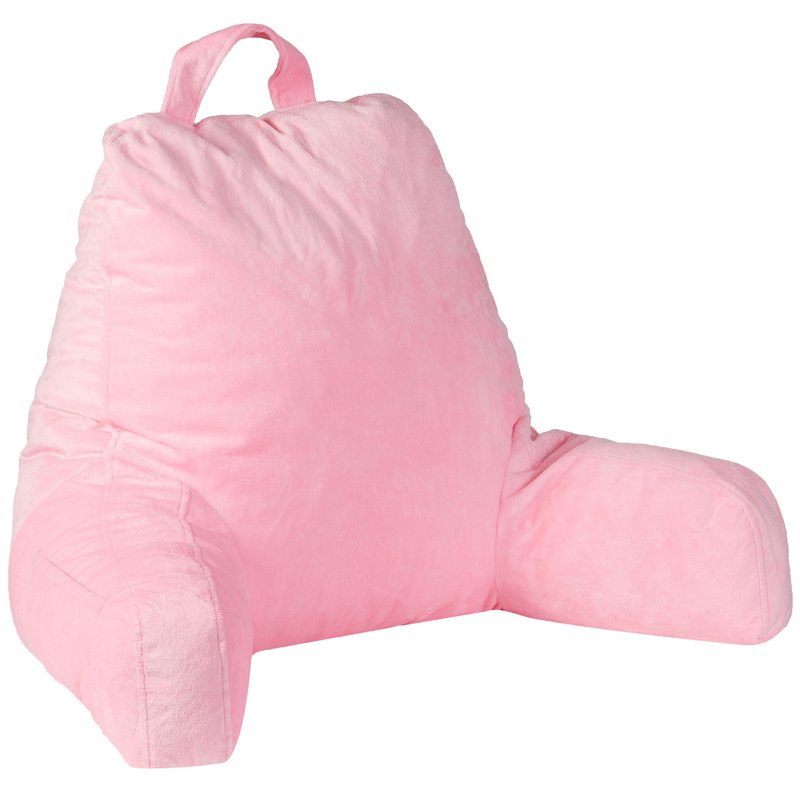 Cheer Collection Shredded Memory Foam Tv Pillow & Backrest In Pink