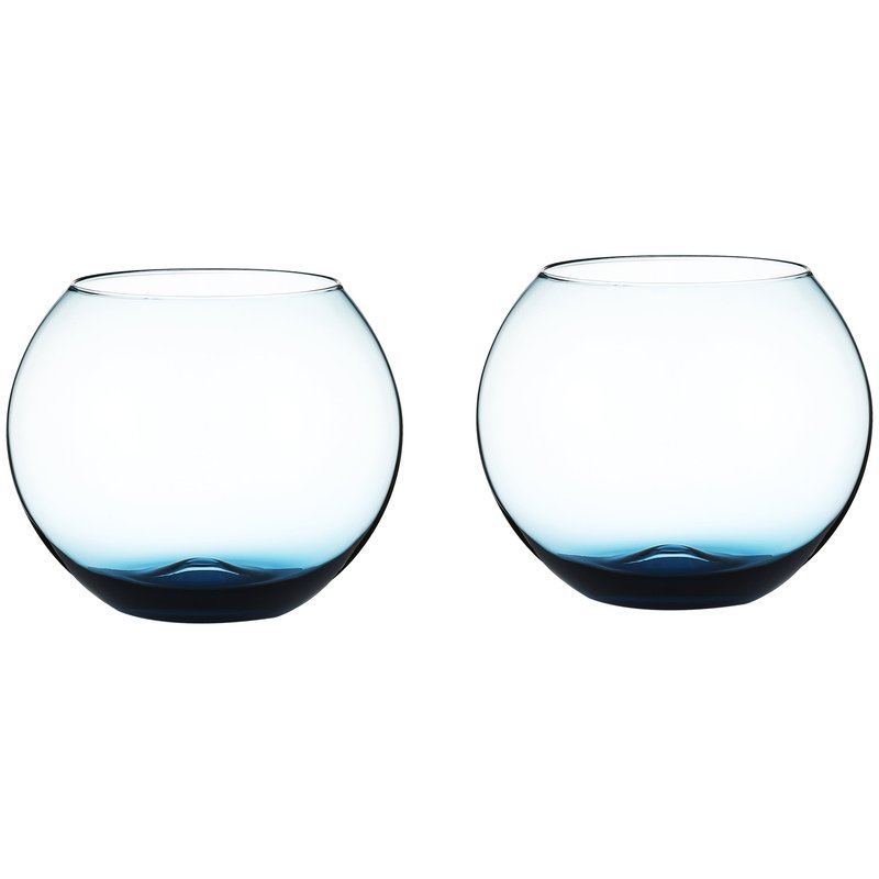 Cheer Collection Sparkling Colored Stemless Wine Glass Set Of 4