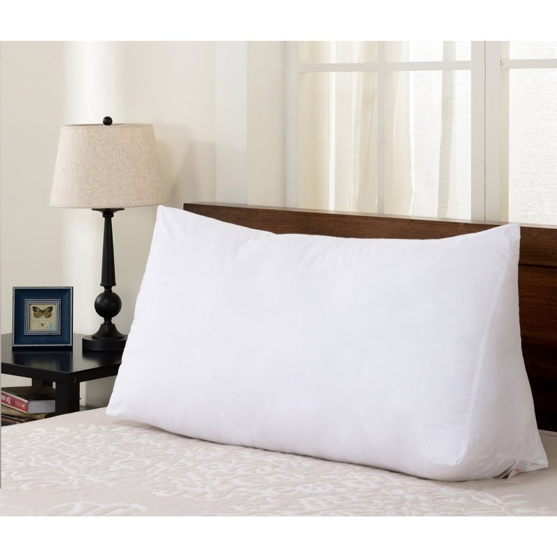Cheer Collection Ultra Supportive Oversized Reading And Anti Acid Reflux Wedge Pillow In White