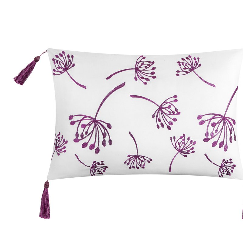 Shop Chic Home Design Philena 5 Piece Reversible Comforter Set In Purple