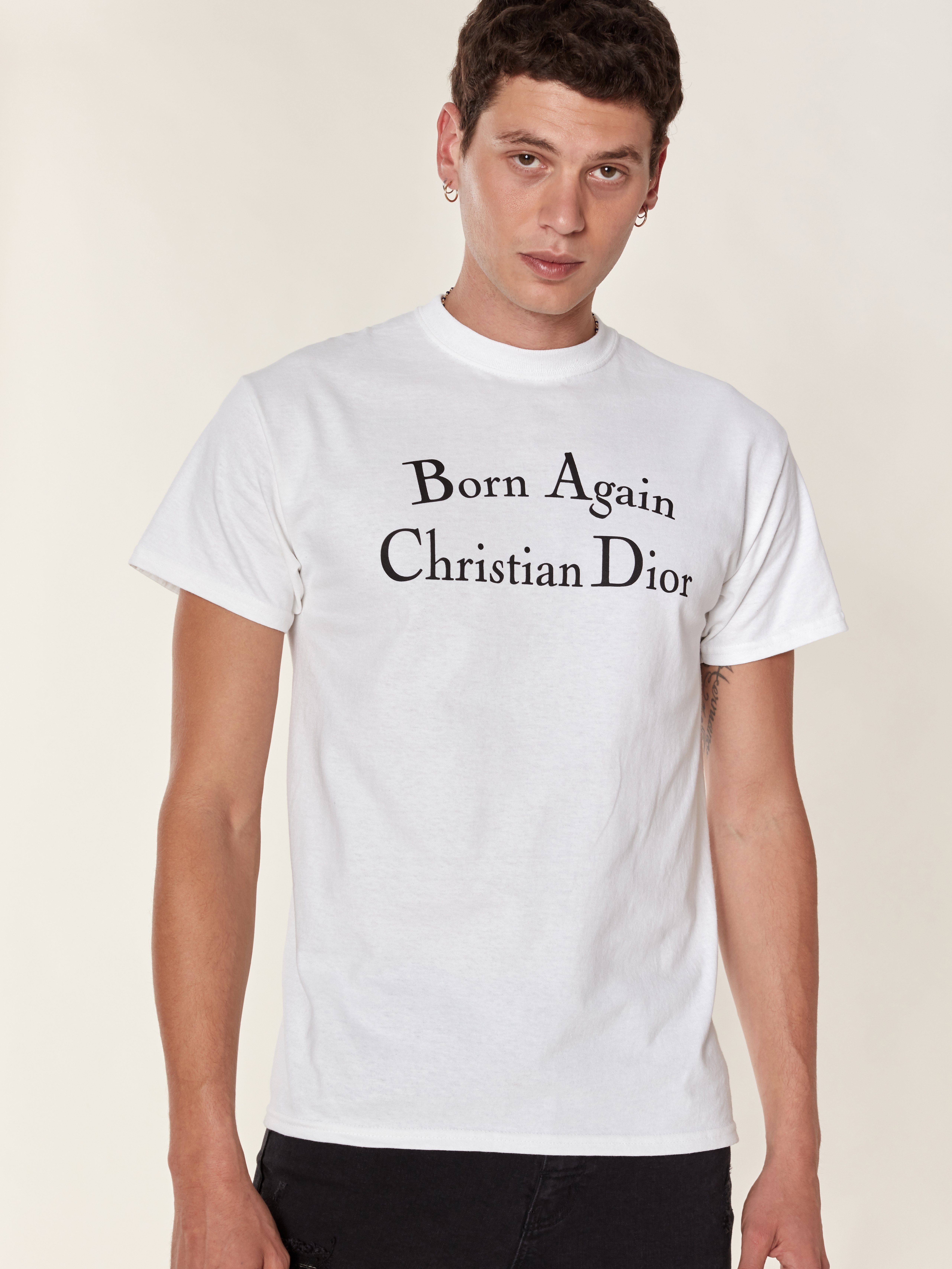 born again christian dior shirt meaning