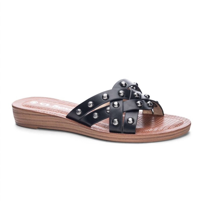 Shop Chinese Laundry Cassie Aspiring Sandal In Black