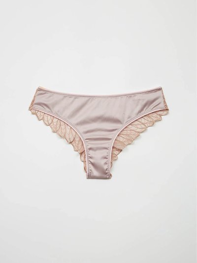 Chitè LUCE Brazilian Knickers in Satin and Embroidered Tulle product