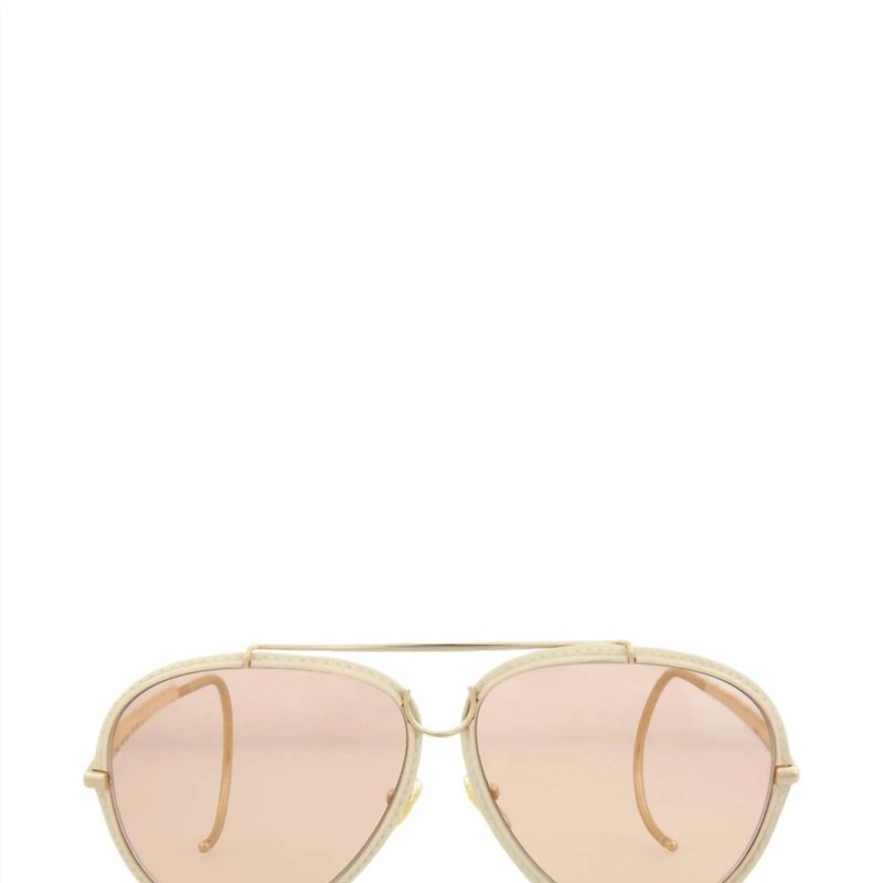 Shop Chloé Chloe Eyewear Sunglasses In Gold