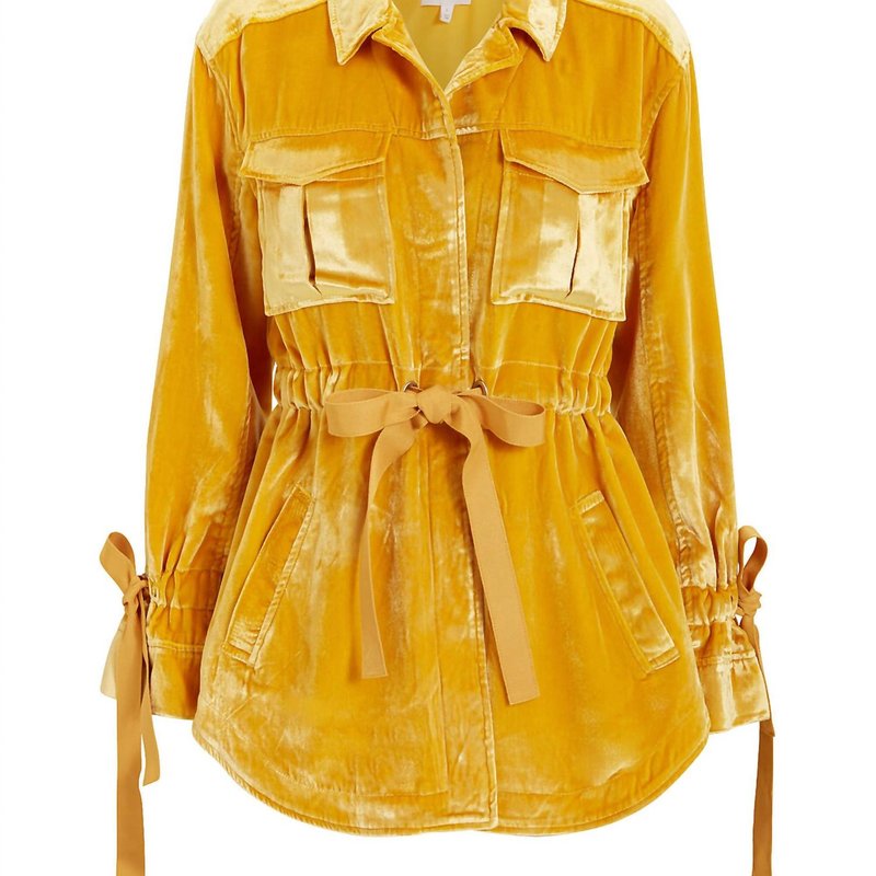 Shop Cinq À Sept Women's Mathieu Jacket In Yellow