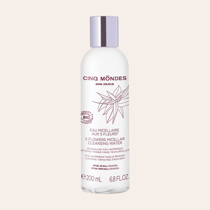 Cinq Mondes Five Flowers Micellar Water In White