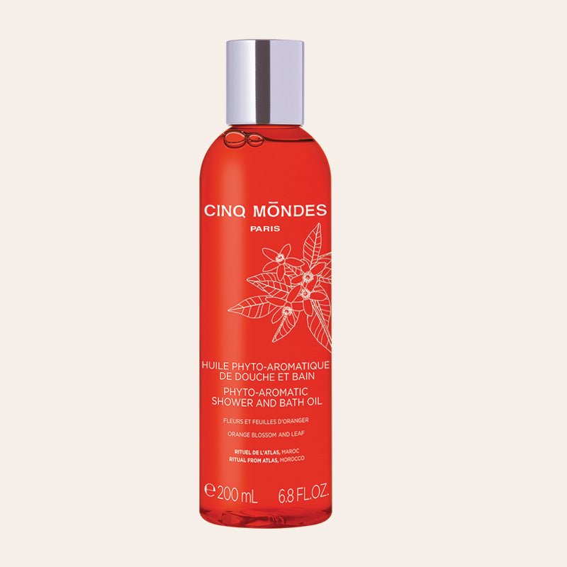 Cinq Mondes Uplifting Phyto-aromatic Shower + Bath Oil Of Atlas In White
