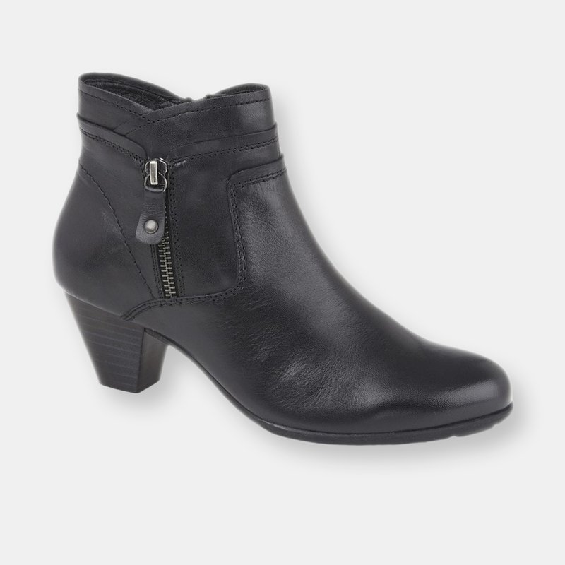 Cipriata Womens/ladies Cleo Leather Ankle Boots In Black
