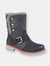 Womens/Ladies Francesca Knee-High Boots - Black - Black
