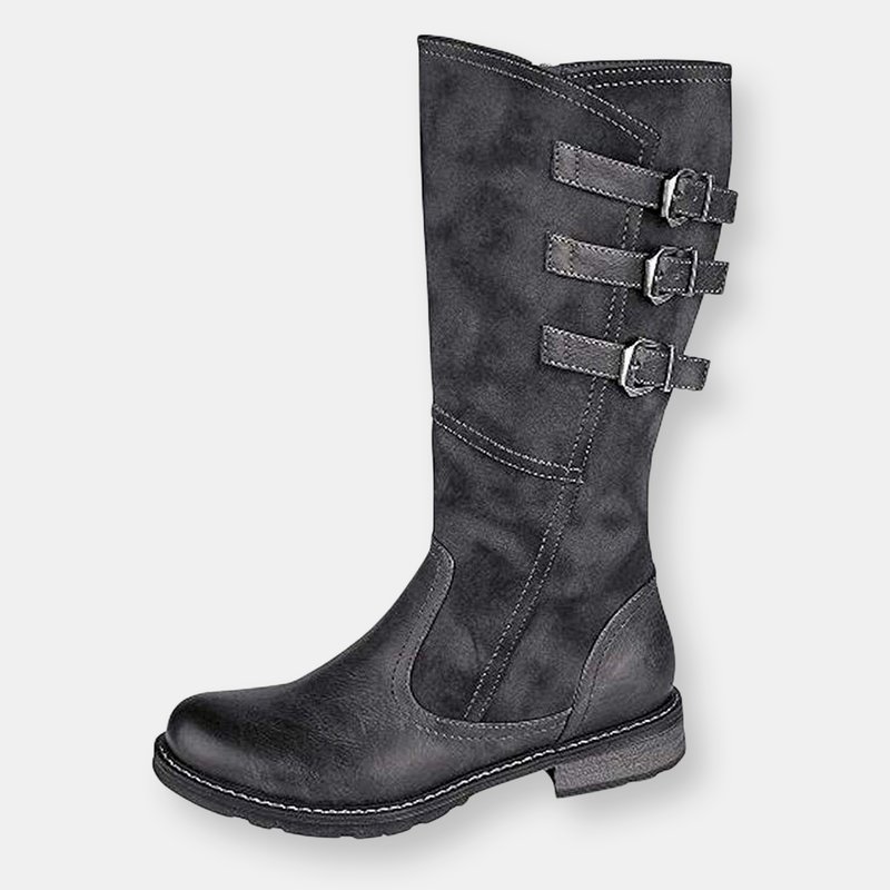Shop Cipriata Womens/ladies Romia Calf Boot In Black