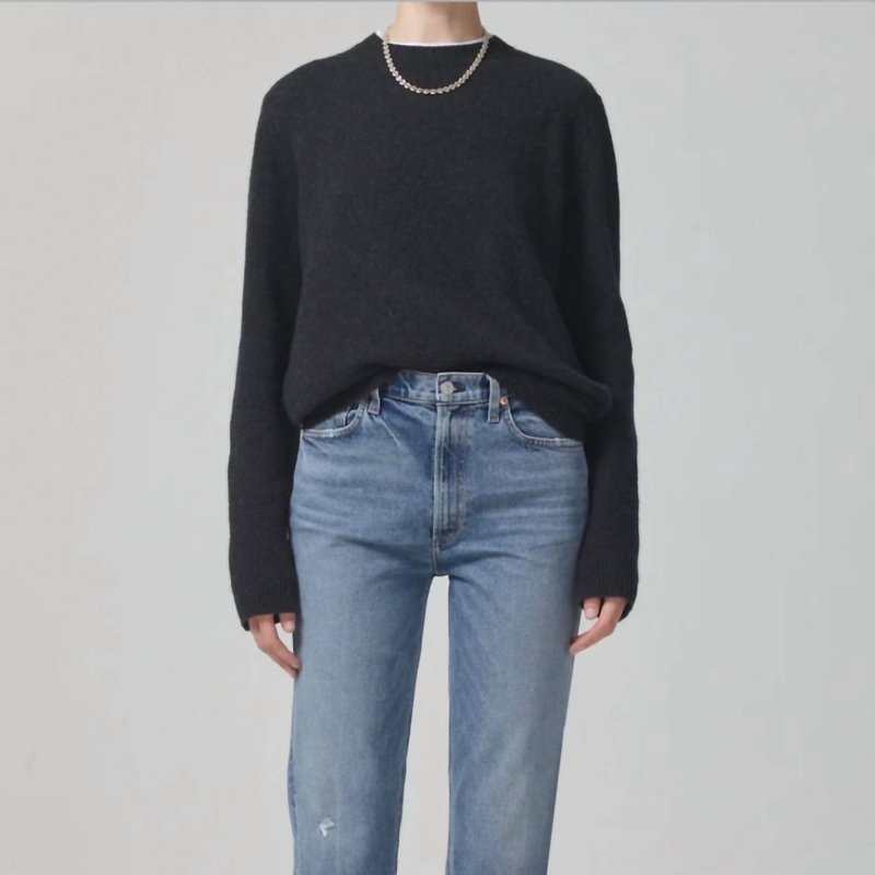 Shop Citizens Of Humanity Daphne Crop High Rise Stovepipe Jean In Blue