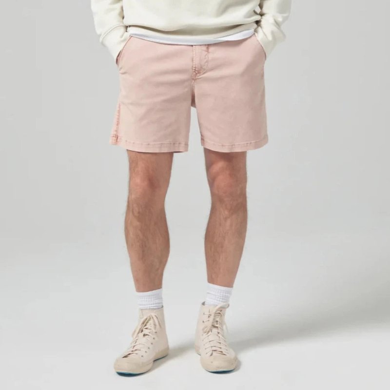 Shop Citizens Of Humanity Finn Chino Short In Brown