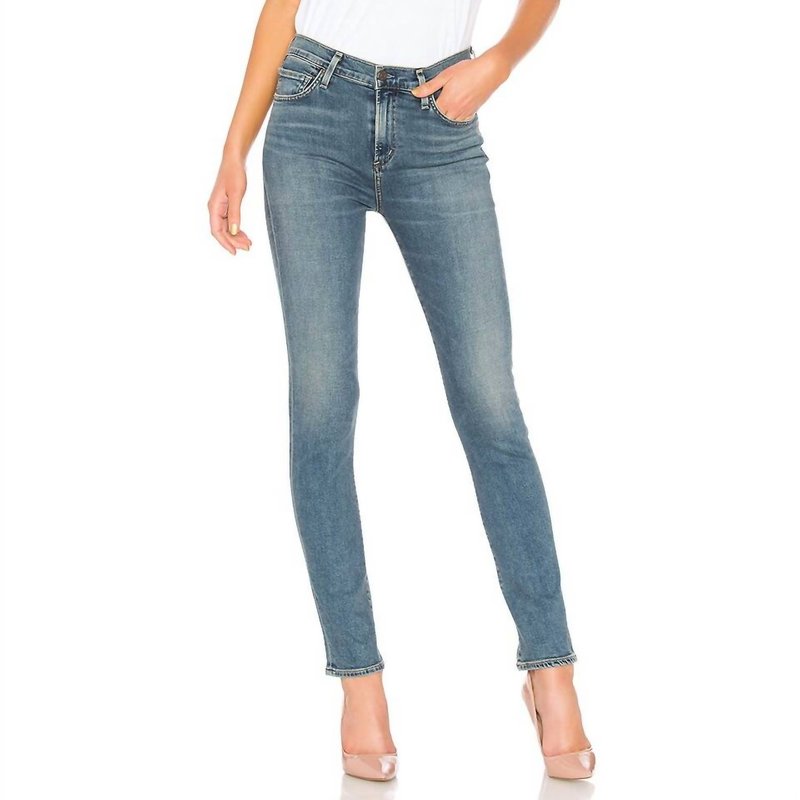 Shop Citizens Of Humanity Harlow High Rise Slim Straight Jean In Blue