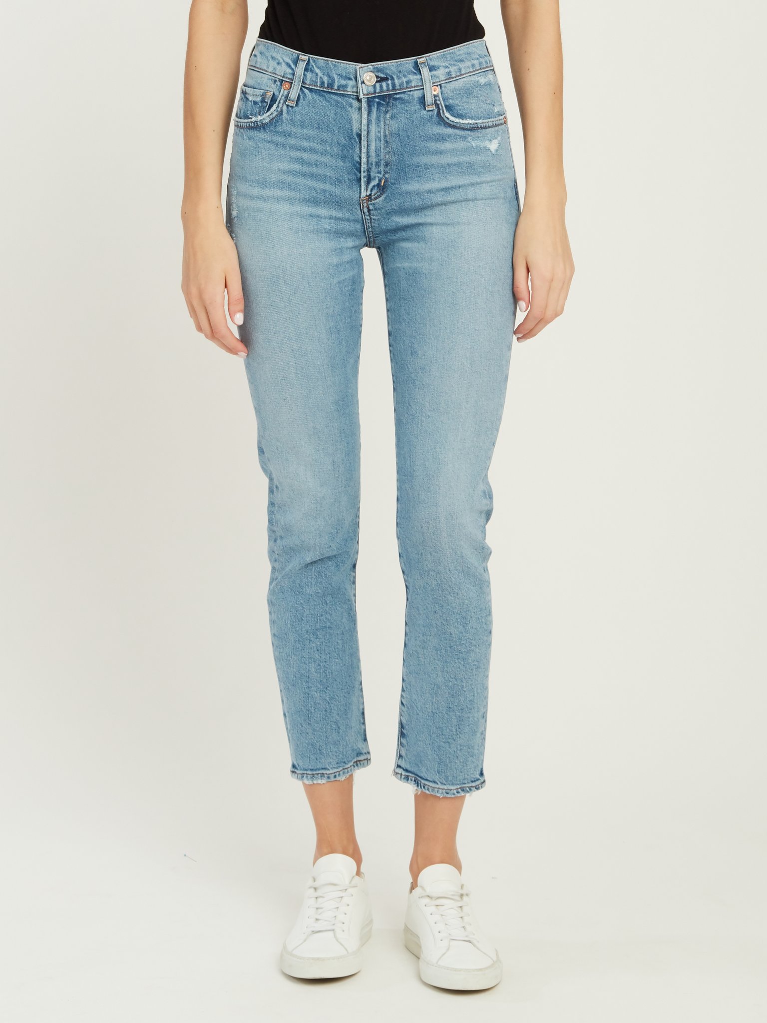 Citizens of Humanity Harlow Mid Rise Ankle Cut Slim Jeans | Verishop