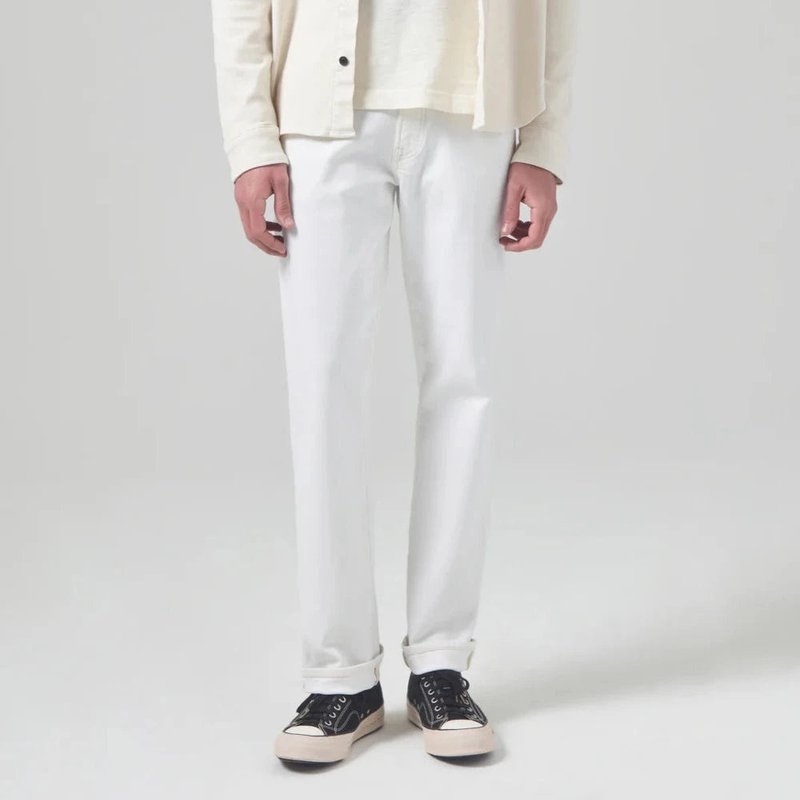 Shop Citizens Of Humanity London Tapered Pelican Jeans In White