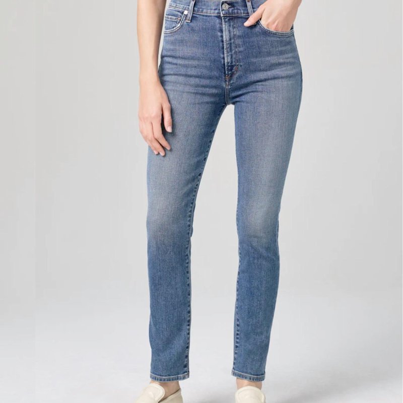 Citizens Of Humanity Olivia High Rise Denim Jean In Blue