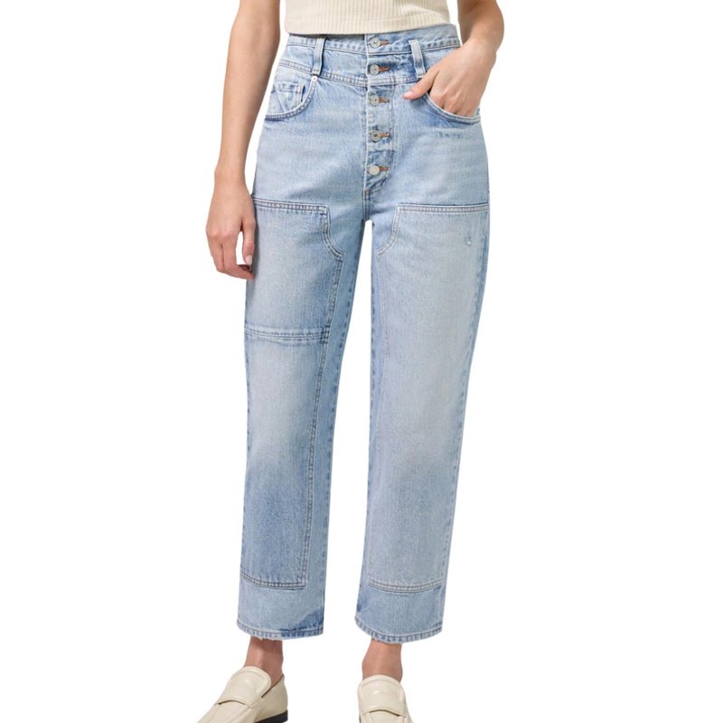Shop Citizens Of Humanity Rework Poppy Jean In Blue