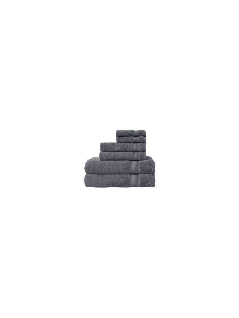 Amadeus 6 Pc Towel Set - Gray