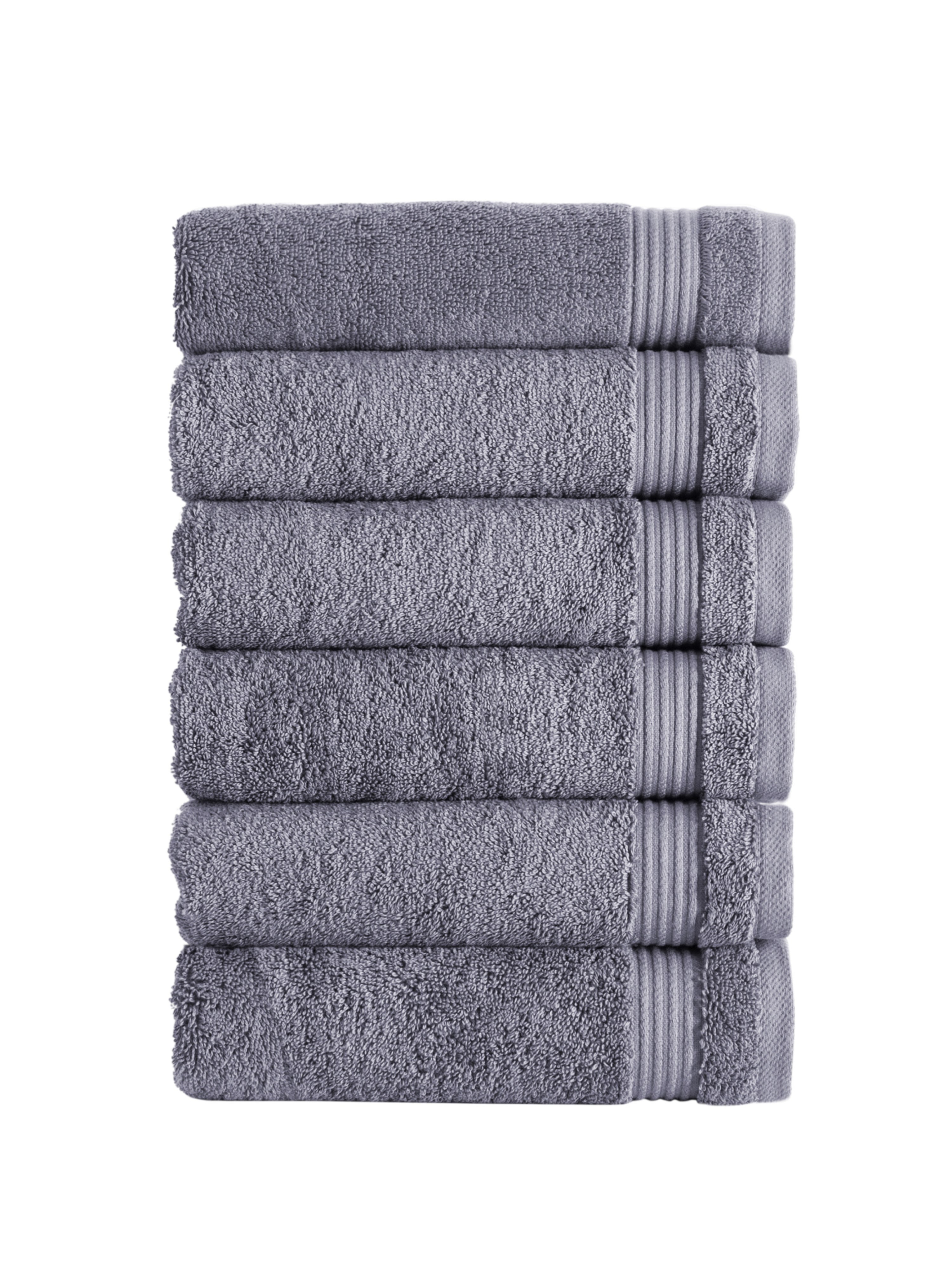 Classic Turkish Towels Amadeus Hand Towel 16x27 In Grey