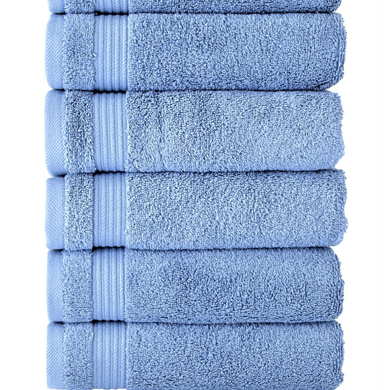 Classic Turkish Towels Amadeus Hand Towel 16x27 In Blue