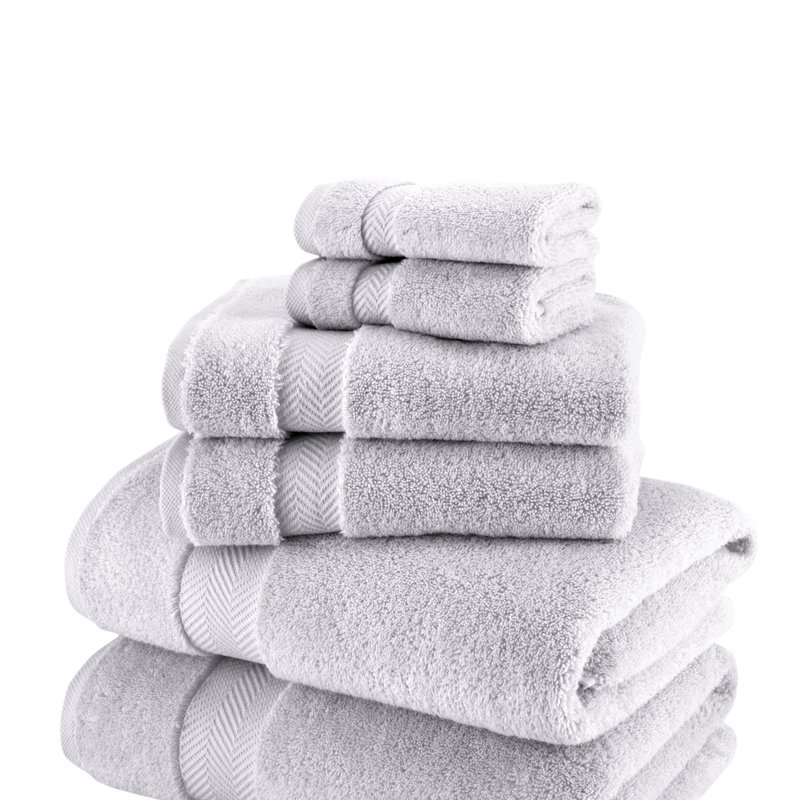 Shop Classic Turkish Towels Becci Luxury Turkish Towel Collection 6 Pc In Grey