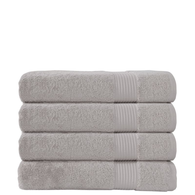 Classic Turkish Towels Genuine Cotton Soft Absorbent Amadeus Bath Towels 30x5 In White