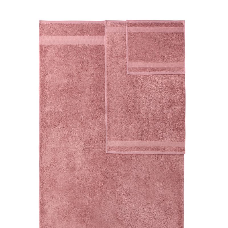 Shop Classic Turkish Towels Genuine Cotton Soft Absorbent Amadeus Washcloths 12x12 12 Piece Set In Pink