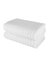 Classic Turkish Towels Genuine Cotton Soft Absorbent Brampton Bath Towels 2 Piece Set - White