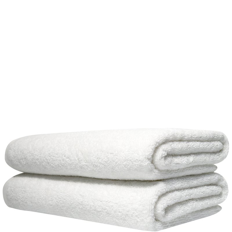 Shop Classic Turkish Towels Genuine Cotton Soft Absorbent Soft Baby 2 Piece Towel Set In White