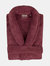 Classic Turkish Towels Shawl Collar 550 GSM Turkish Terry Cloth Robe - Night Red