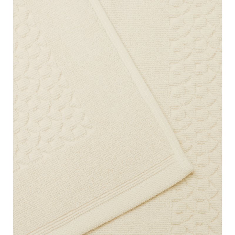 Shop Classic Turkish Towels Hardwick Jacquard Tub Mat In White
