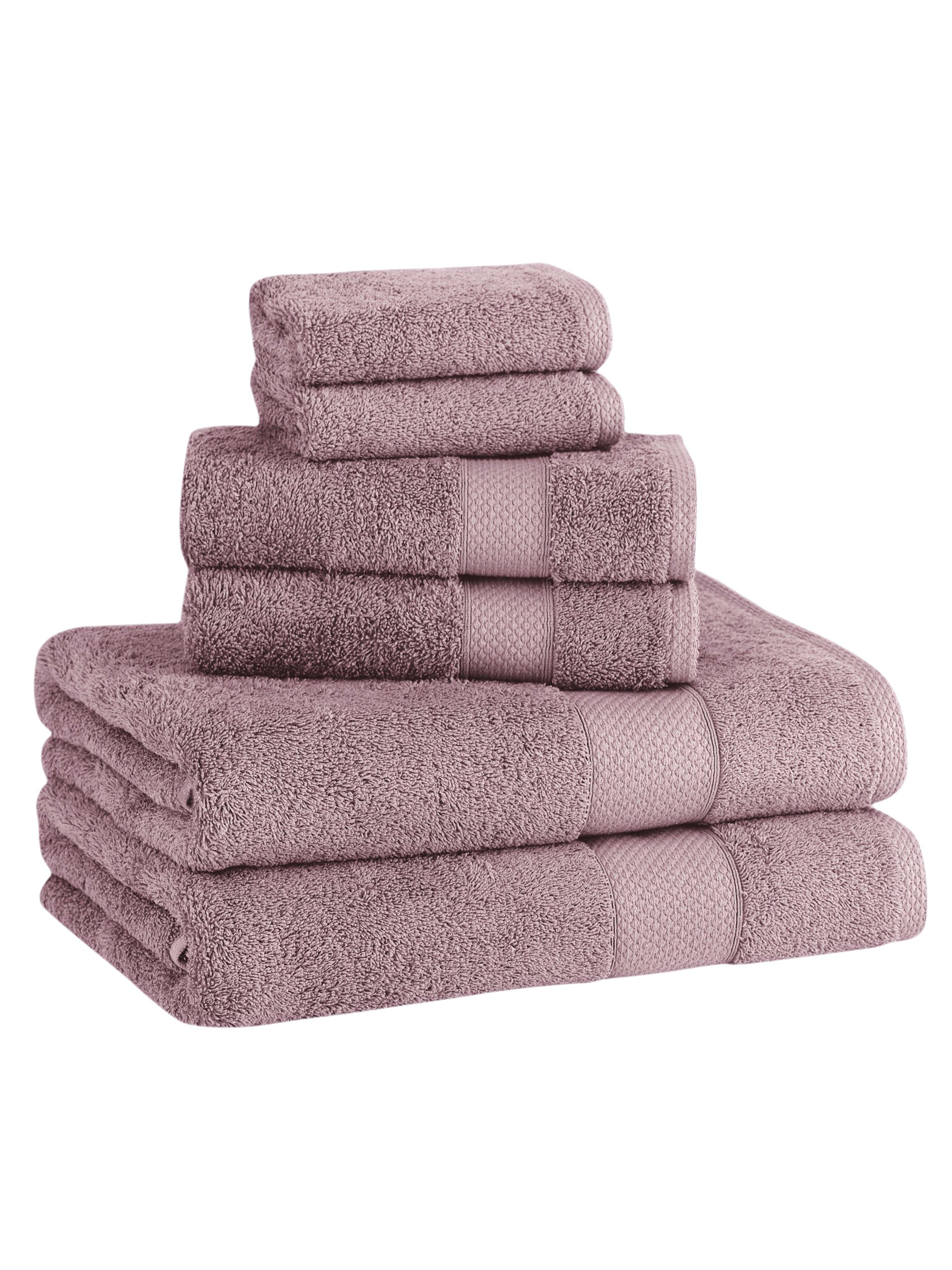 CLASSIC TURKISH TOWELS CLASSIC TURKISH TOWELS LUXURY MADISON TURKISH TOWELS SET OF 6-PIECE PLUSH AND THICK