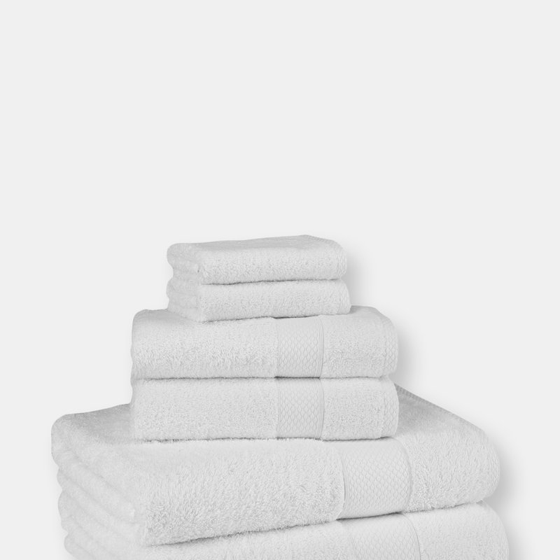 Classic Turkish Towels Madison Towel Collection In White