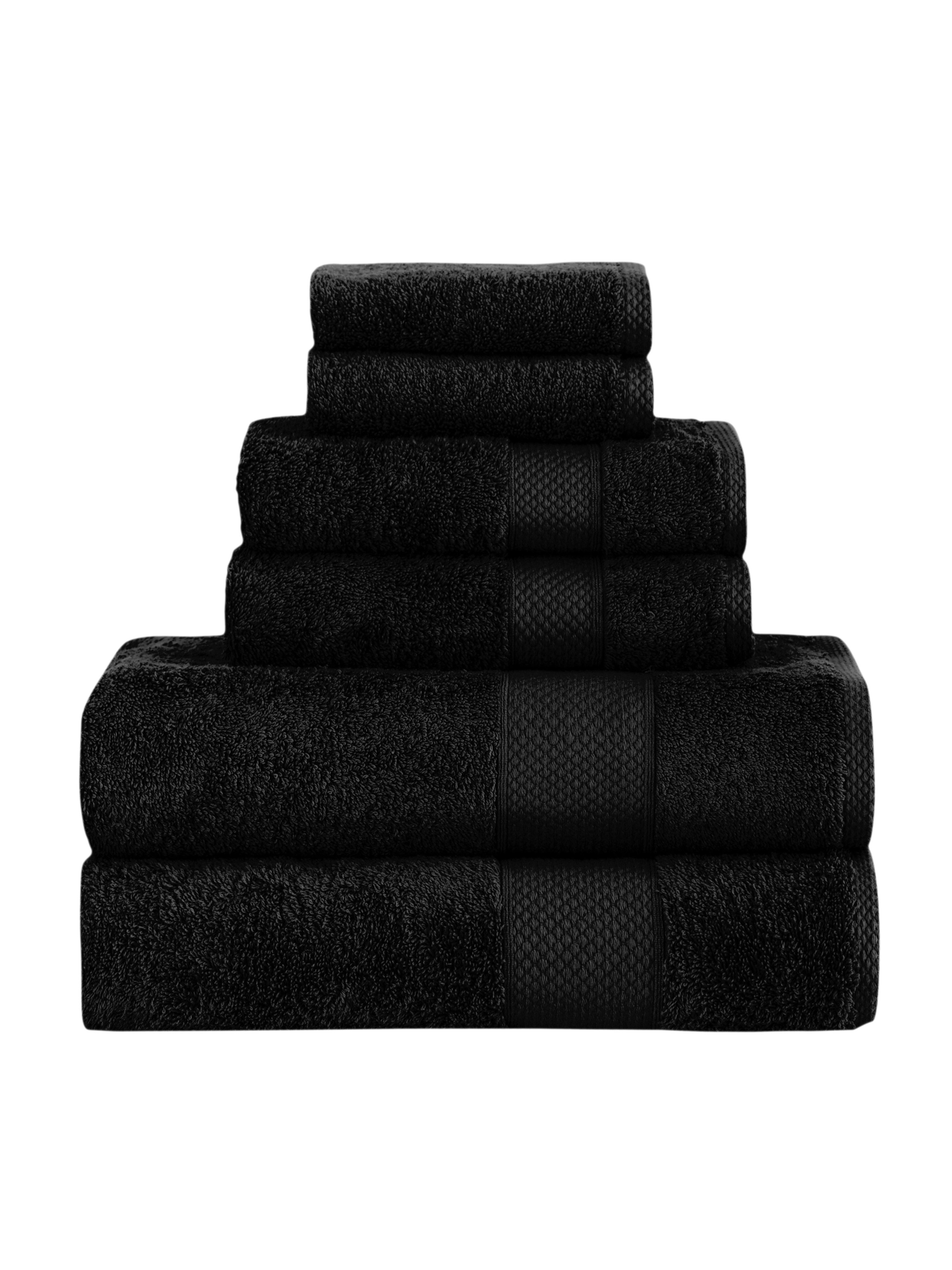 Classic Turkish Towels Madison Towel Collection In Black