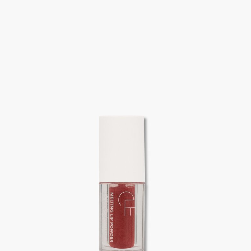 Cle Cosmetics Melting Lip Powder In Red
