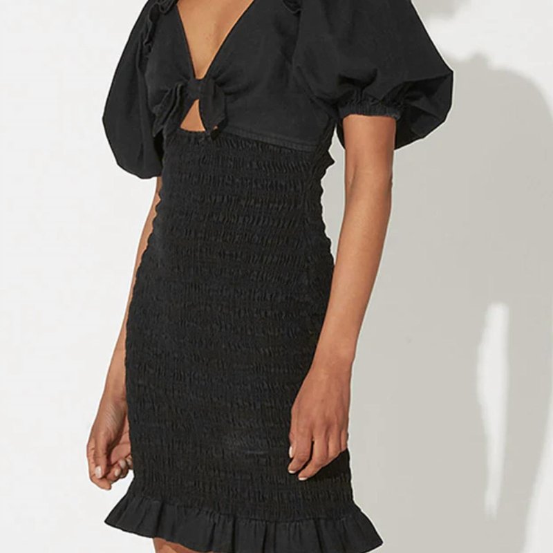 Shop Cleobella Camryn Mini Dress In Black