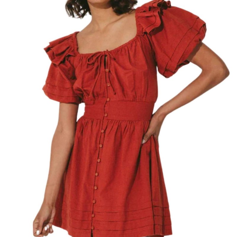 Shop Cleobella Tana Dress In Red