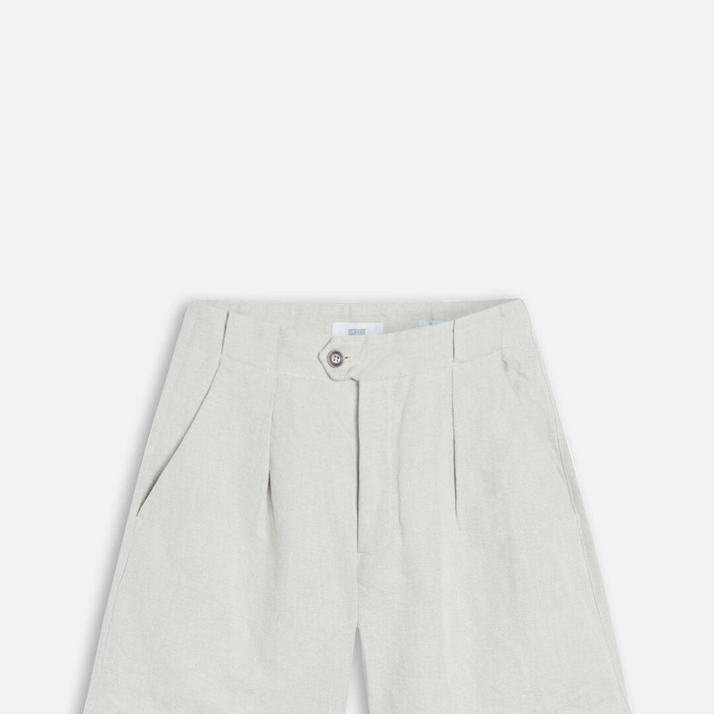 Closed A Shape Shorts In White
