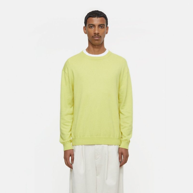 Shop Closed Cashmere Mix Sweater In Yellow