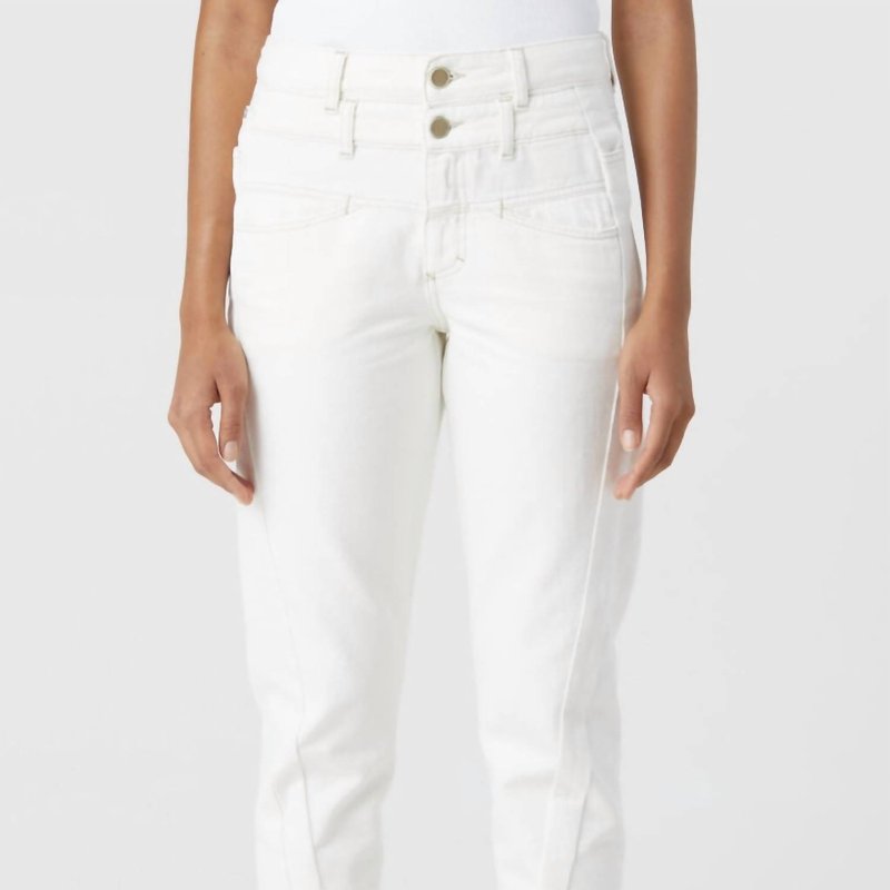 Shop Closed Curved X Jean In White