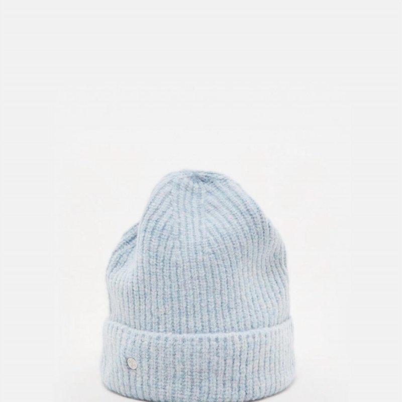 Shop Closed Knitted Hat In Blue