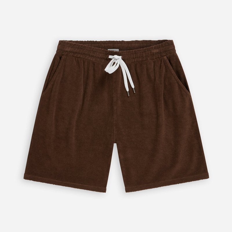Closed Terry Cloth Shorts In Brown