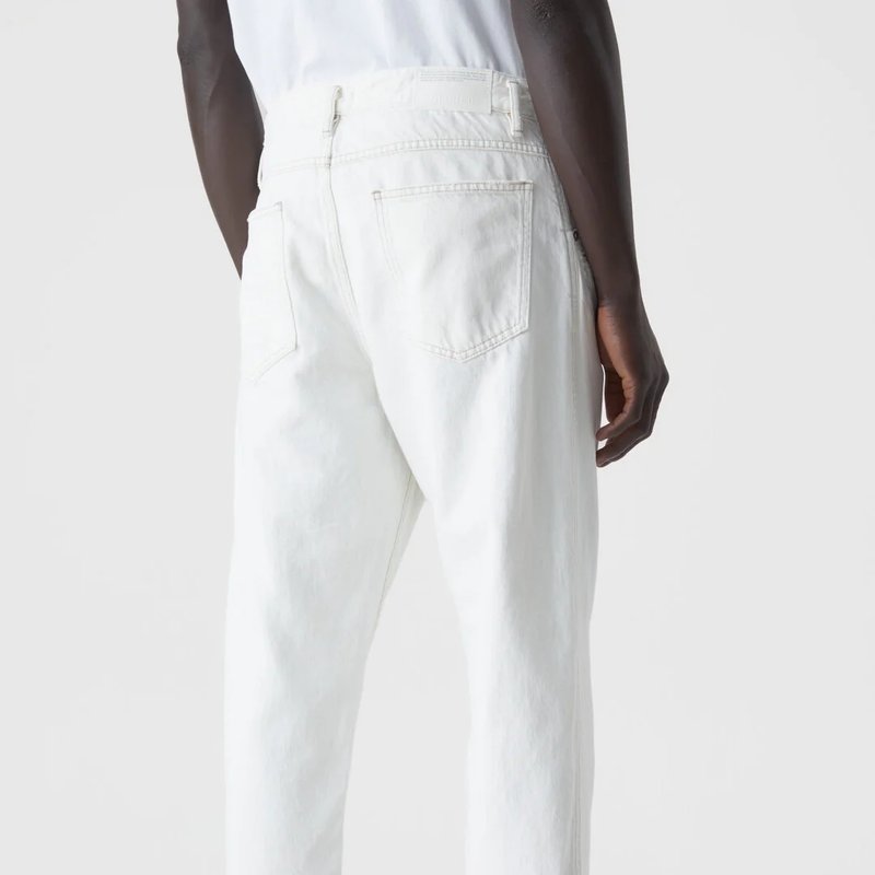 Shop Closed X-lent Tapered Jeans In White