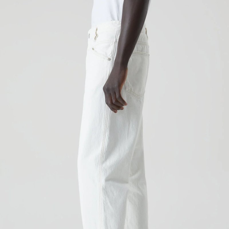 Shop Closed X-lent Tapered Jeans In White