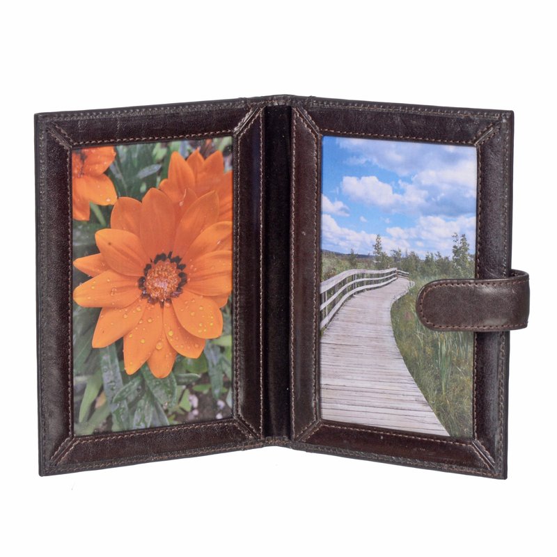 Club Rochelier Book Picture Frame Small In Brown