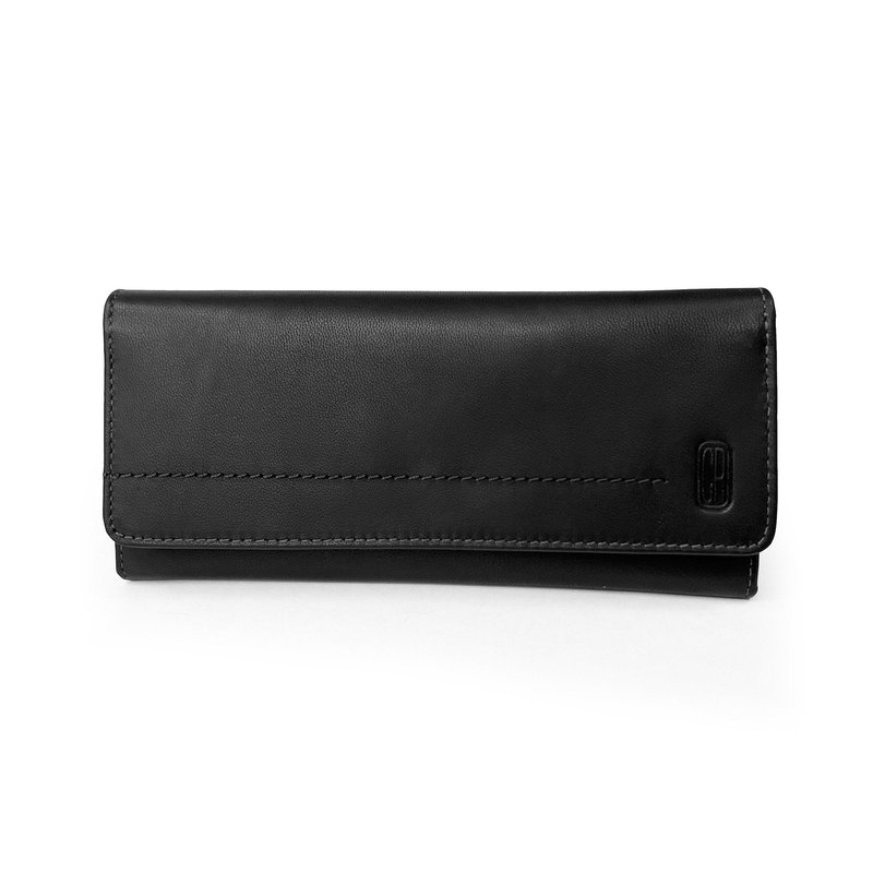 Club Rochelier Slimfold Ladies Wallet In Black