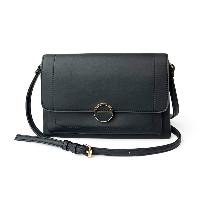 Club Rochelier Crossbody With Round Ornament In Blue